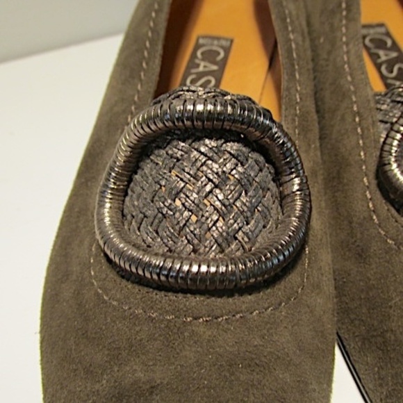CasaDei Vintage Embellished Loafers, Size 6 - Picture 2 of 8